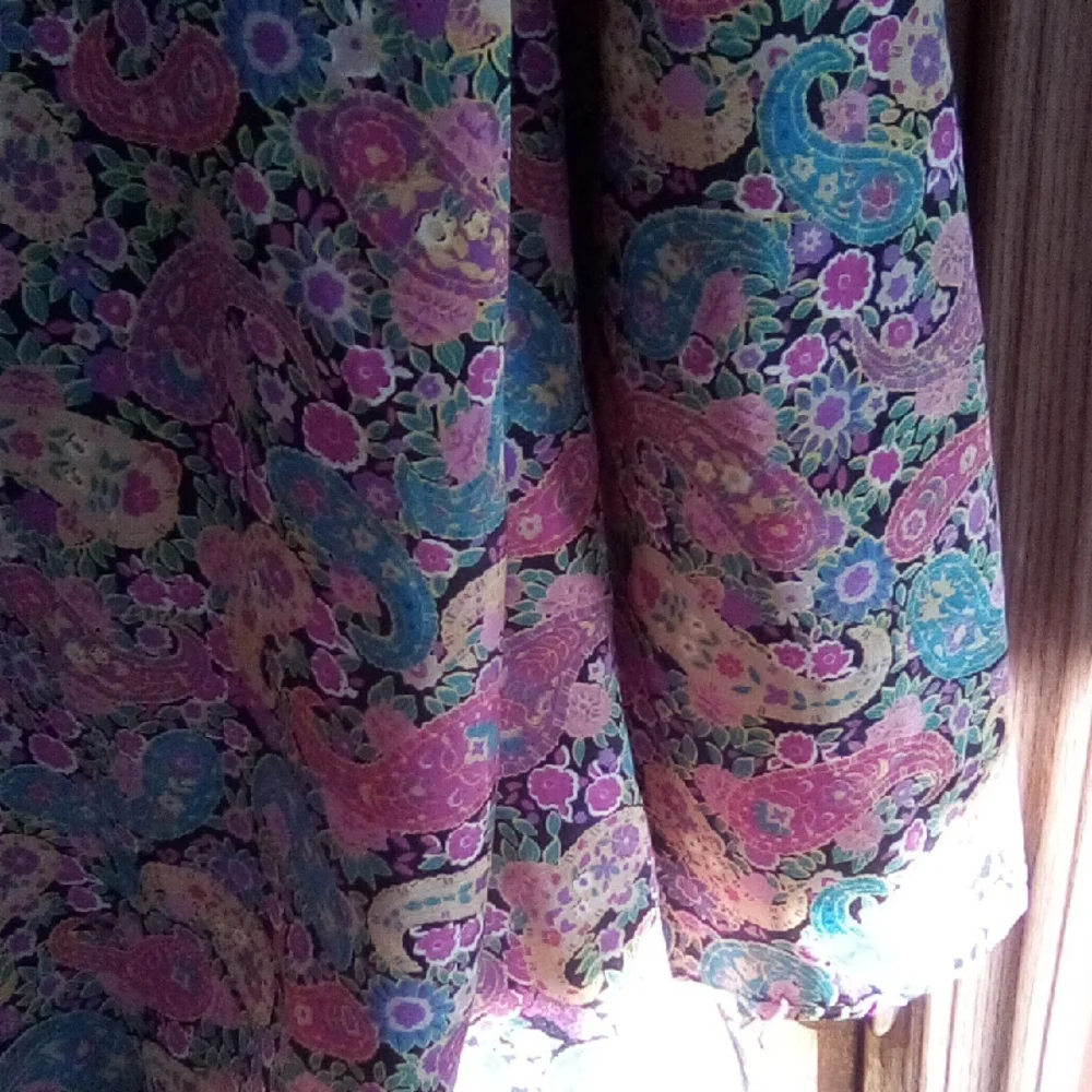 Vibrant Paisley Women's Blouse - Picture 6 of 10